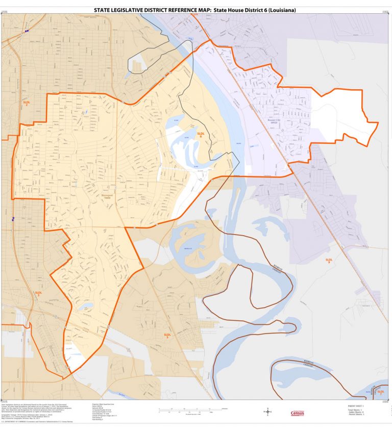 District Map Pressly for Louisiana State Representative